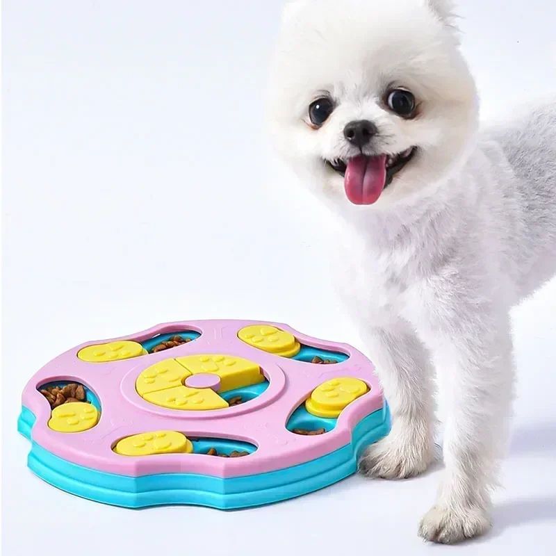 Dog and Cat IQ Training Food Dispenser - Non-Slip Enrichment Toy