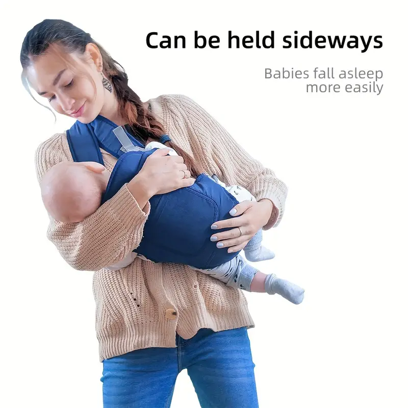 Baby Carrier Sling Multifunctional Shoulder Baby Carrier with Carrying Methods for Front and Back Support
