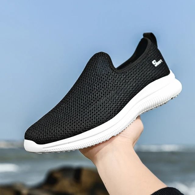 Breathable Summer Loafers Men Lightweight Casual Walking Shoes