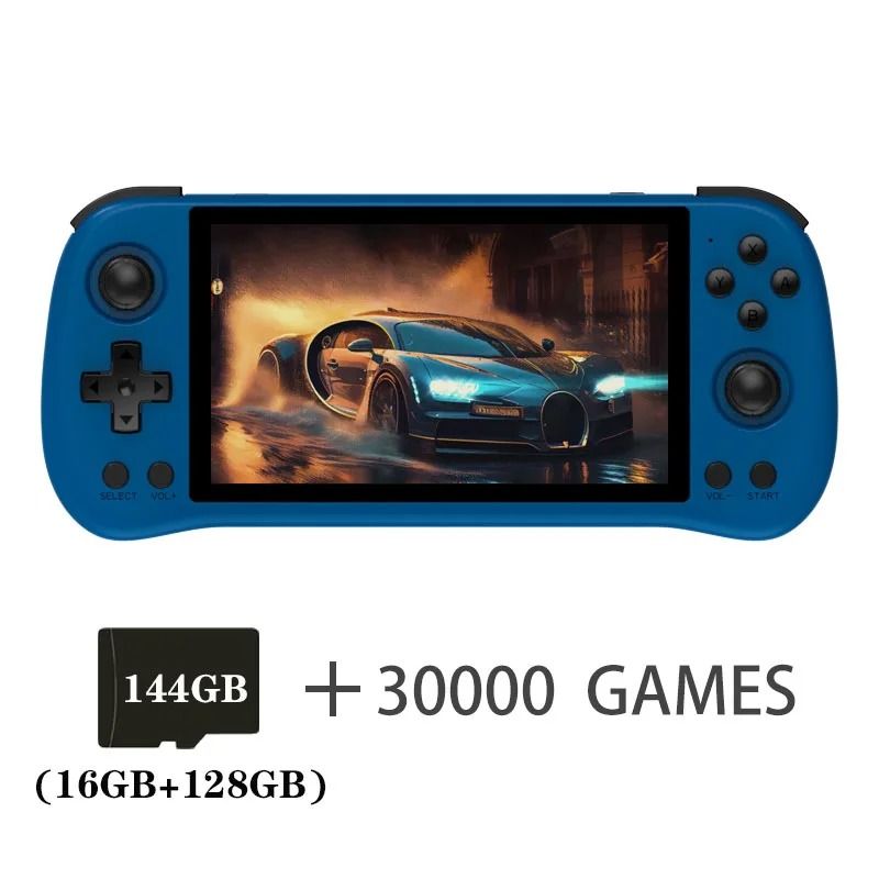 Retro Handheld Game Console with 5.5 Inch IPS Screen and Open Source System