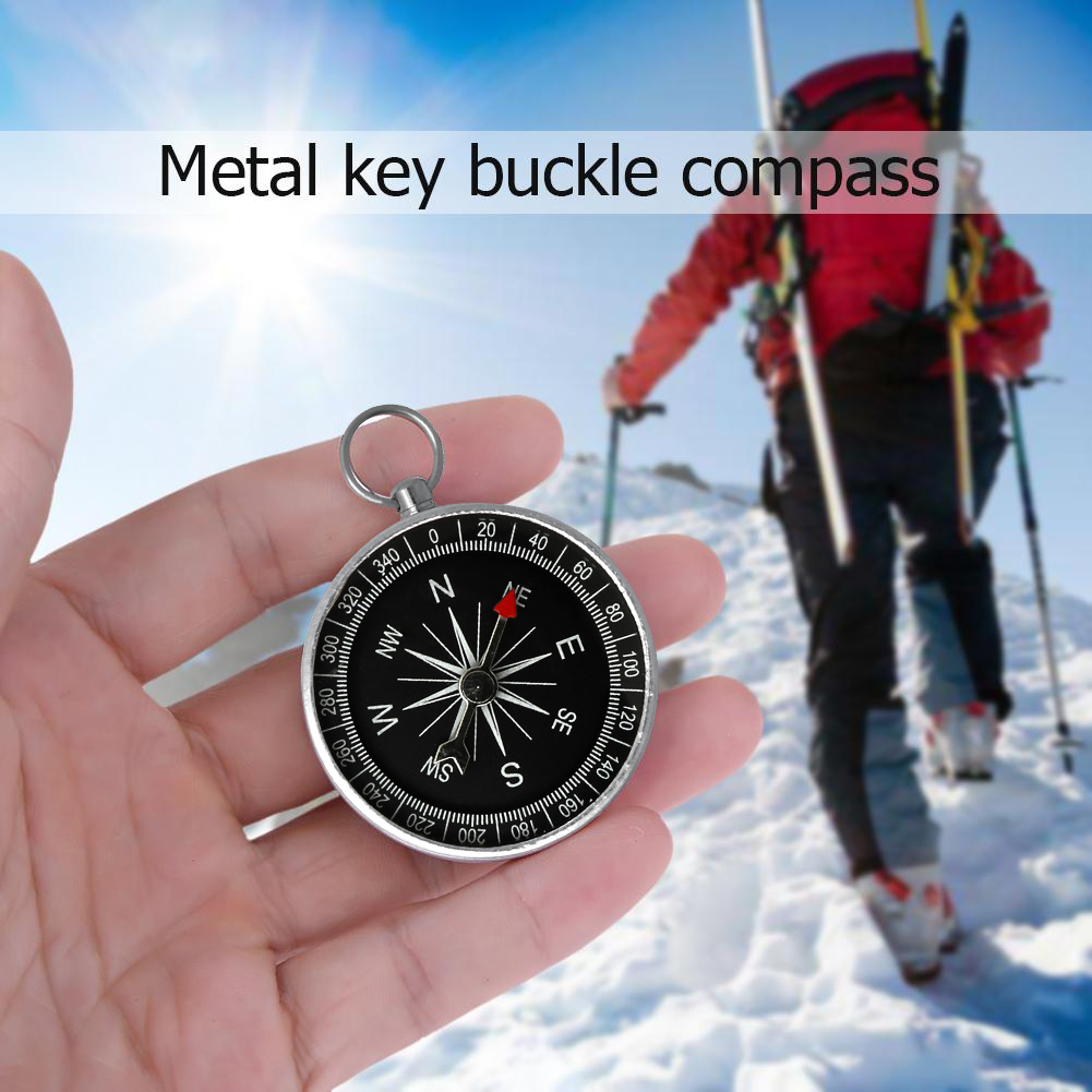 Outdoor Survival Compass  Premium Aluminum Alloy Compass for Hiking, Camping, and Outdoor Navigation