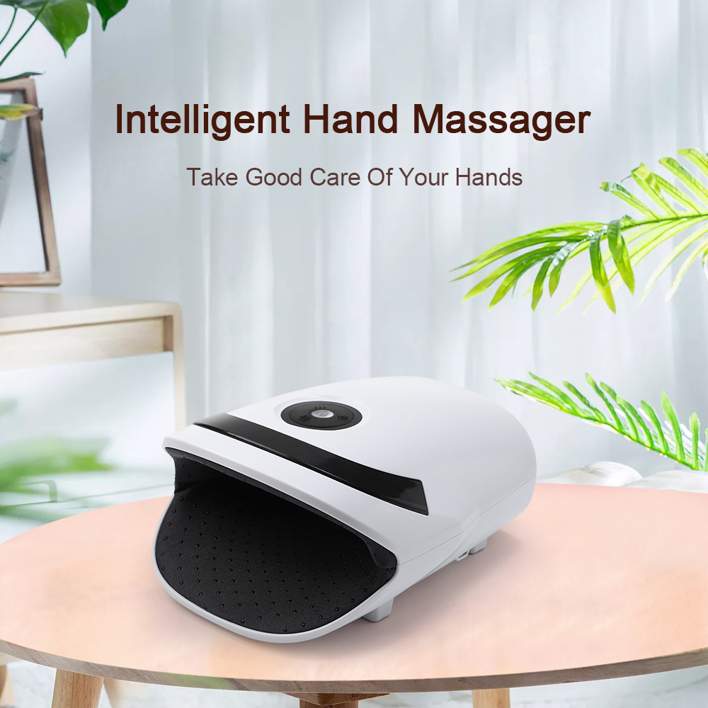 Hand Massager with 5-Level Airbag Compression, 5-Speed Vibration, 3 Massage Modes for Hand Pan and Circulation