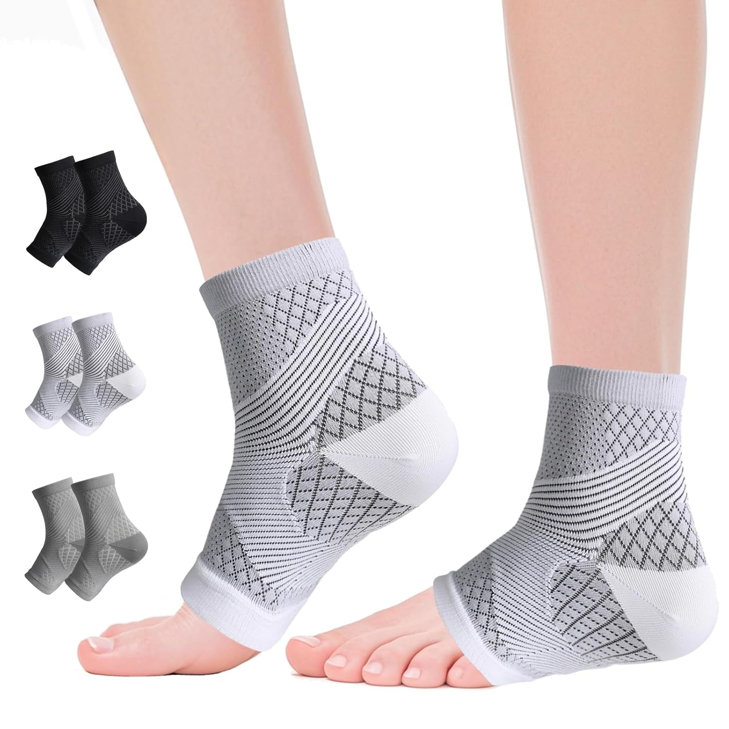 Neuropathy Relief Socks for Women & Men Ultra Breathable Plantar Fasciitis & Achilles Tendonitis Support