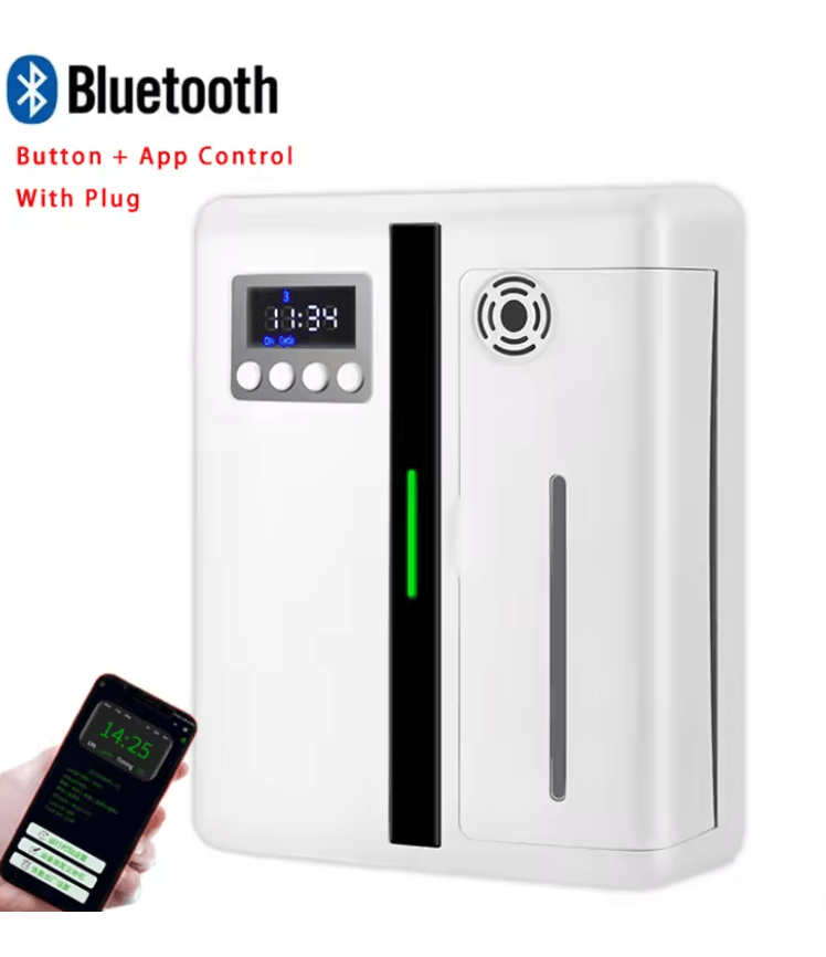 Scent Machine Aroma Diffuser Wall Mounted Hotel 160ML Aroma Diffuser With Fan Inside
