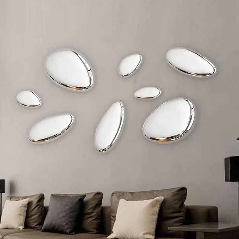 Aerodynamic Narrative Sculpture – High-Definition Chrome Architectural Wall Panel