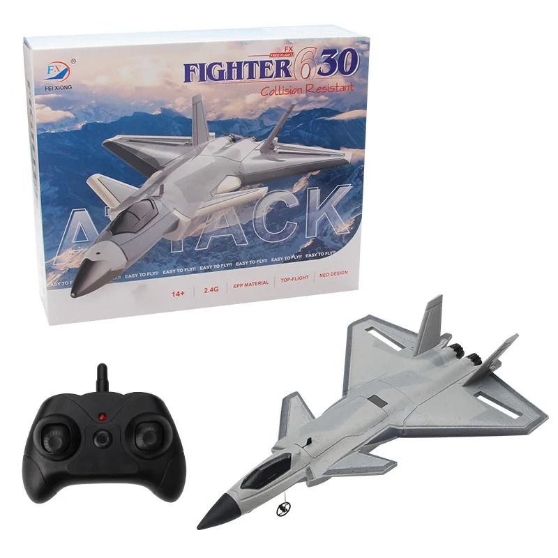 RC Foam SU-35 Fighter Jet Glider with Remote Control and LED Lights