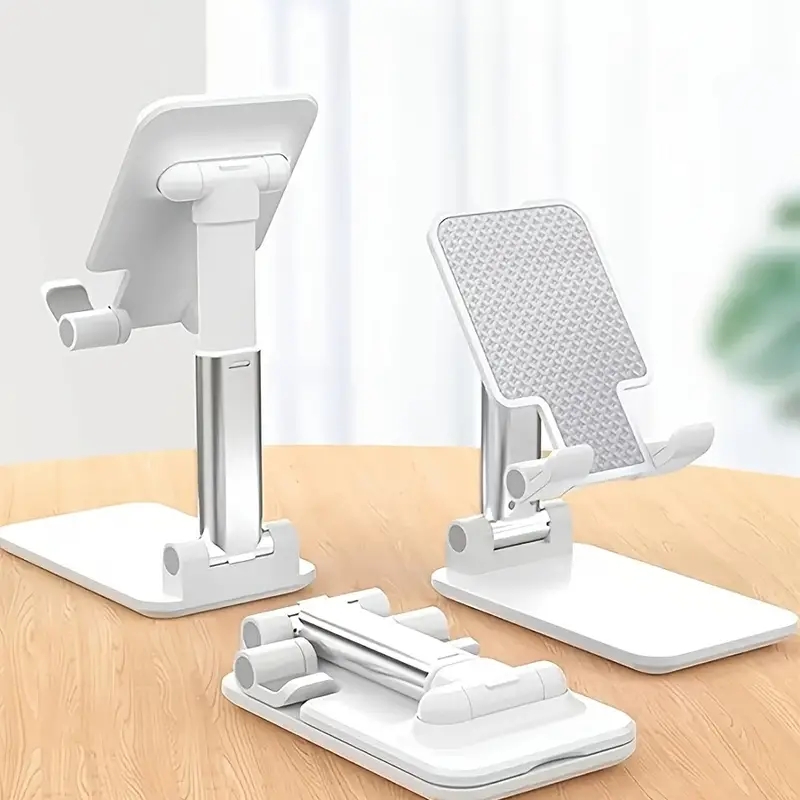 Adjustable Desk Phone & Tablet Stand Universal Mobile Holder for Desktop