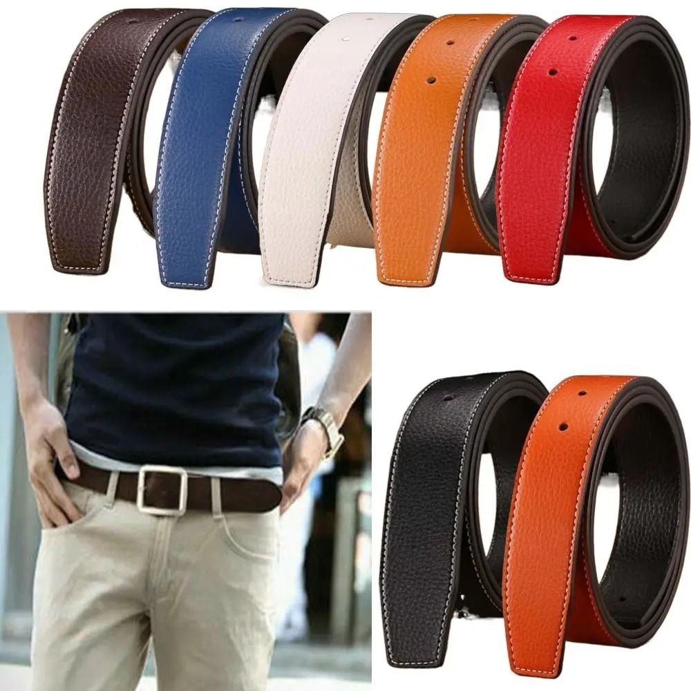 Genuine Leather Belt Gallery | High-Fidelity 3.7cm Luxury Strap & Professional No-Buckle Logic