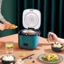 Mini Rice Cooker 1.2L Small Rice Cooker and Electric Food Steamer for 1-2 People
