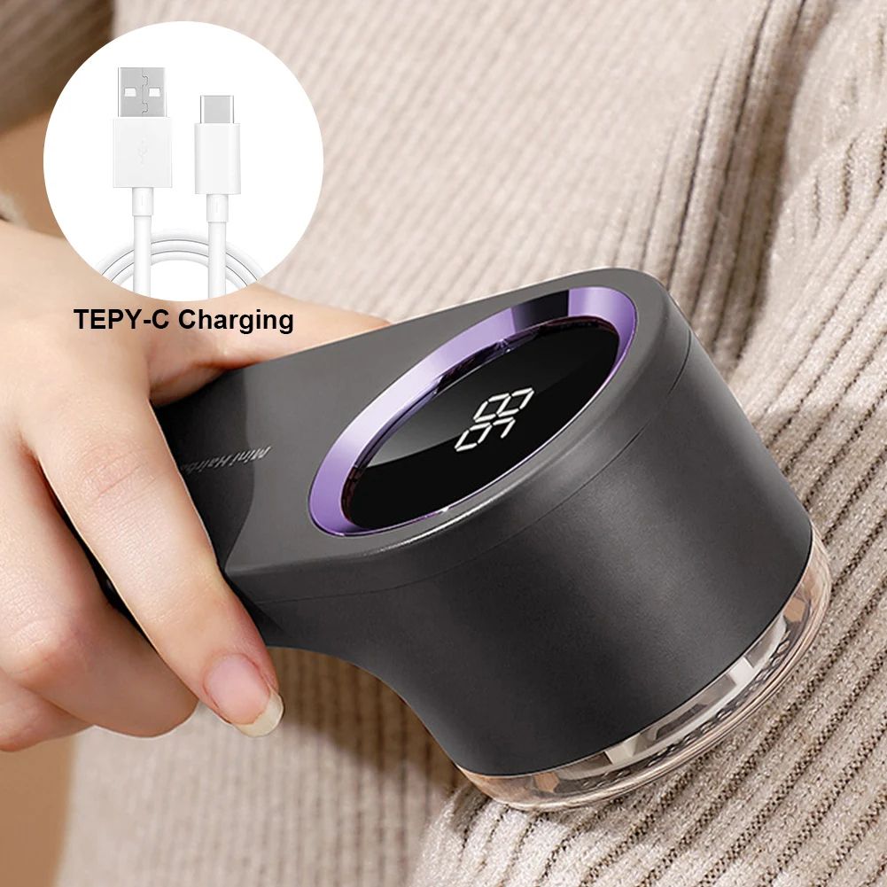 Electric Fabric Shaver Lint Remover with Digital Display