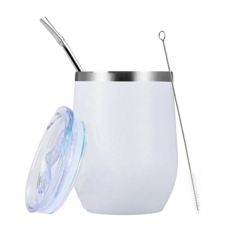 Yerba Mate Gourd Set, Double-Wall Stainless Steel Mate Tea Cup, Bombilla Set, Include Yerba Mate Gourd with One Bombilla