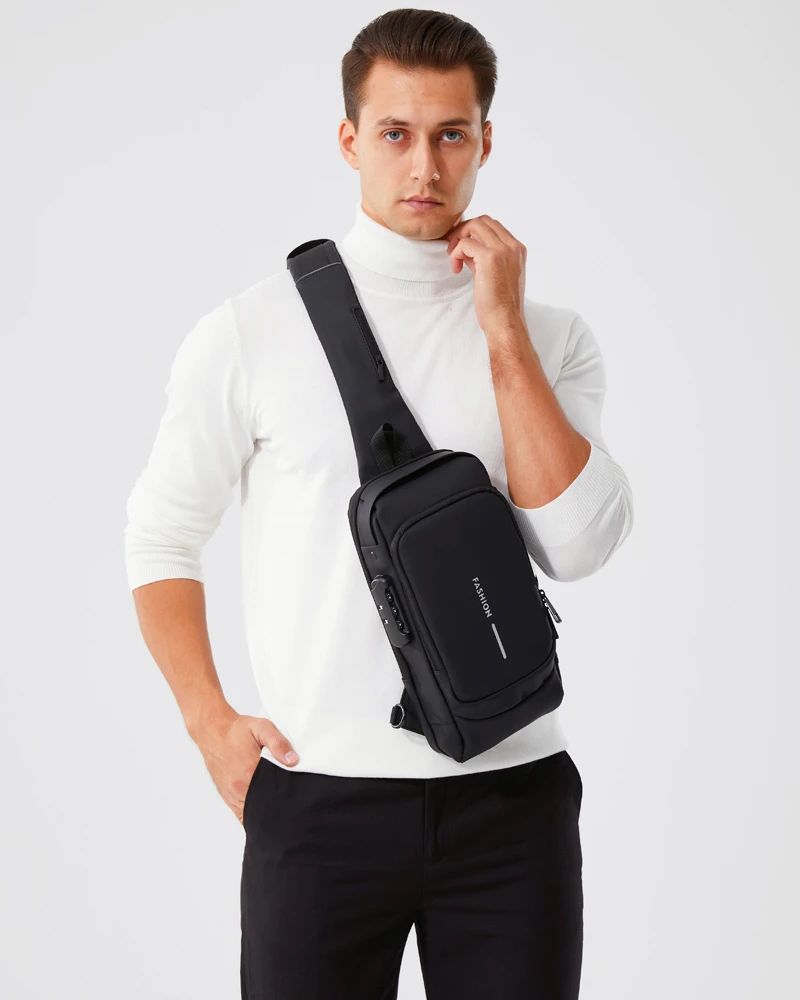 Men Anti Theft Crossbody Chest Bag