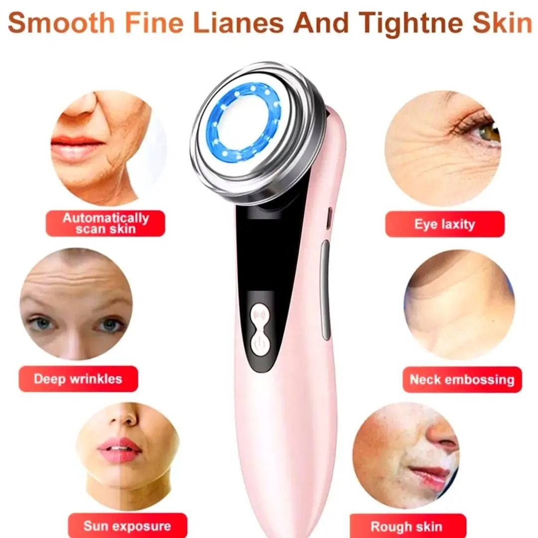 4 in 1 RF EMS Facial Massager Double Chin Removal Face Firming Device