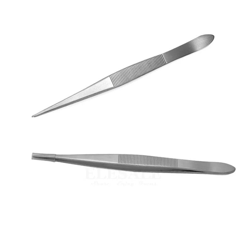 Precision Stainless Steel Tweezers Multi Use Grip Tool for Makeup and Repair