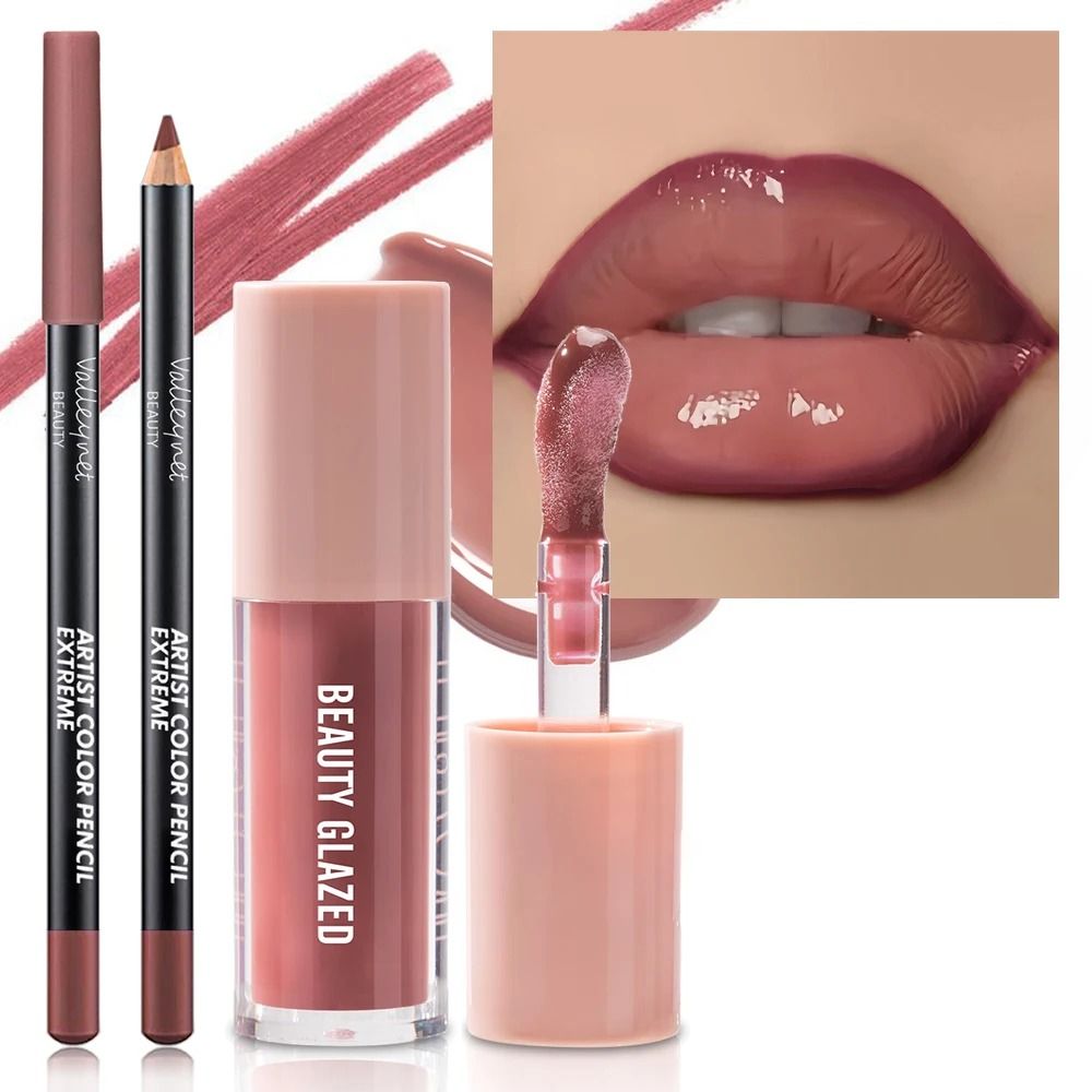 2 Piece Velvet Matte Lip Makeup Set