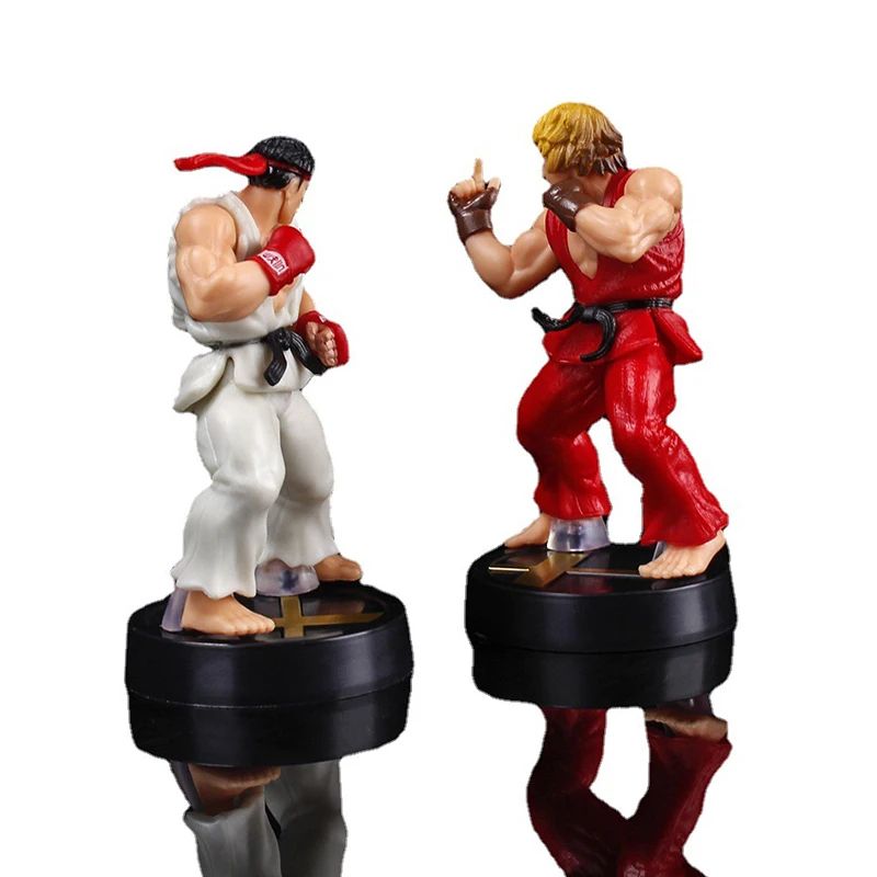 Anime Ken Masters Action Figure PVC Street Fighter Game Doll