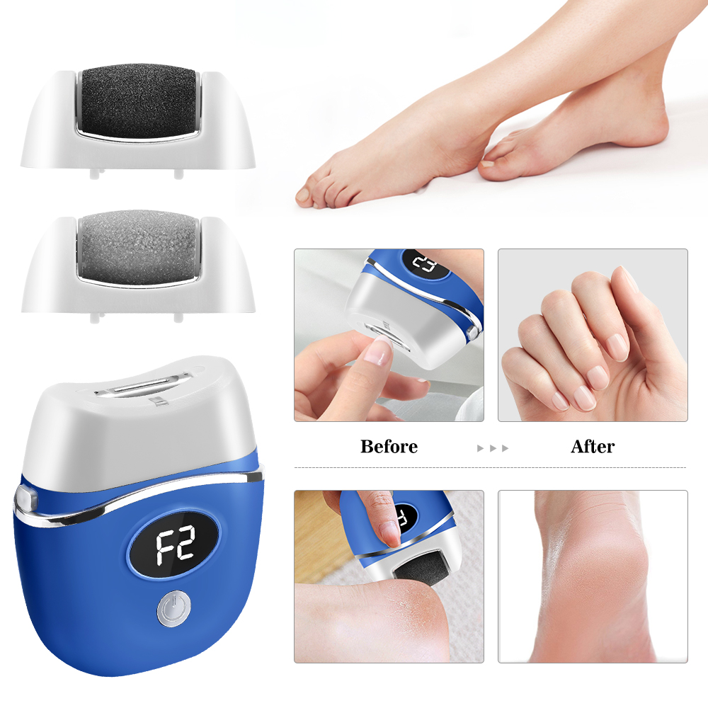 Automatic Anicure Trimmer with Light, Electric Nail Clippers Pedicure Polishing Cutter for Adults and Babies
