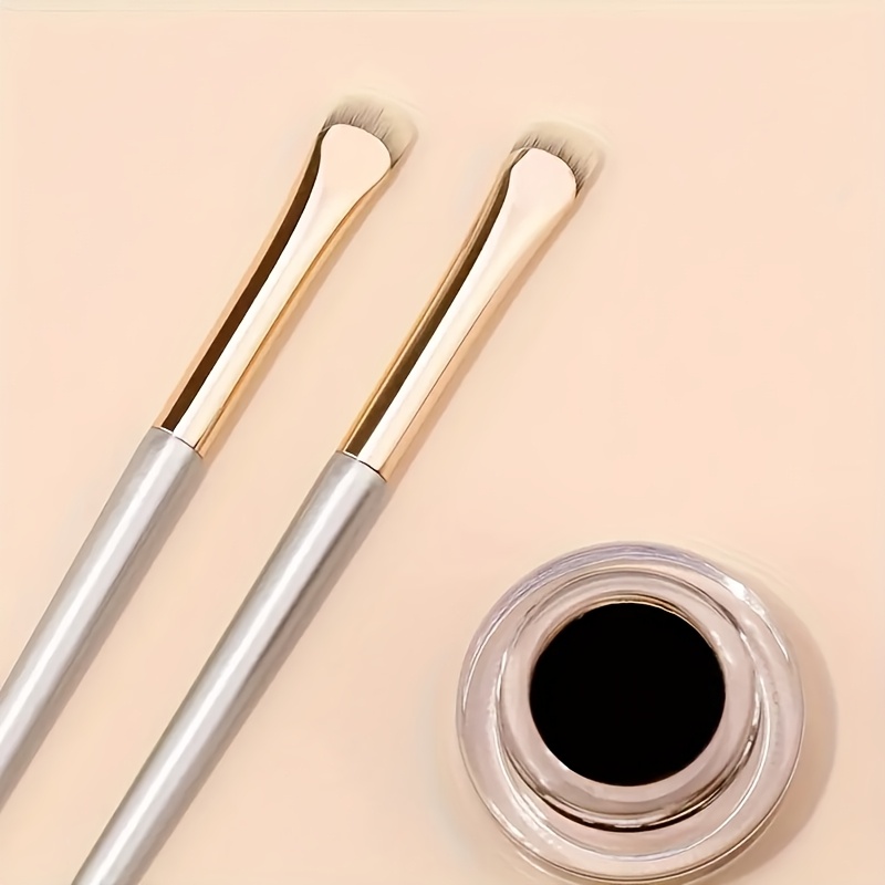 Upgrade Half Round Crescent Blade Eye Liner Brush, Eyeliner Brush Draw Eyeliner, Eyeband Contour Makeup Tools
