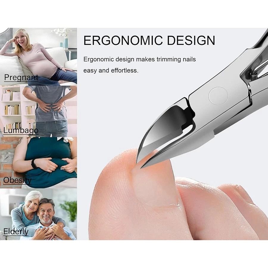 Professional Podiatrist Nail Clippers for Thick and Ingrown Toenails