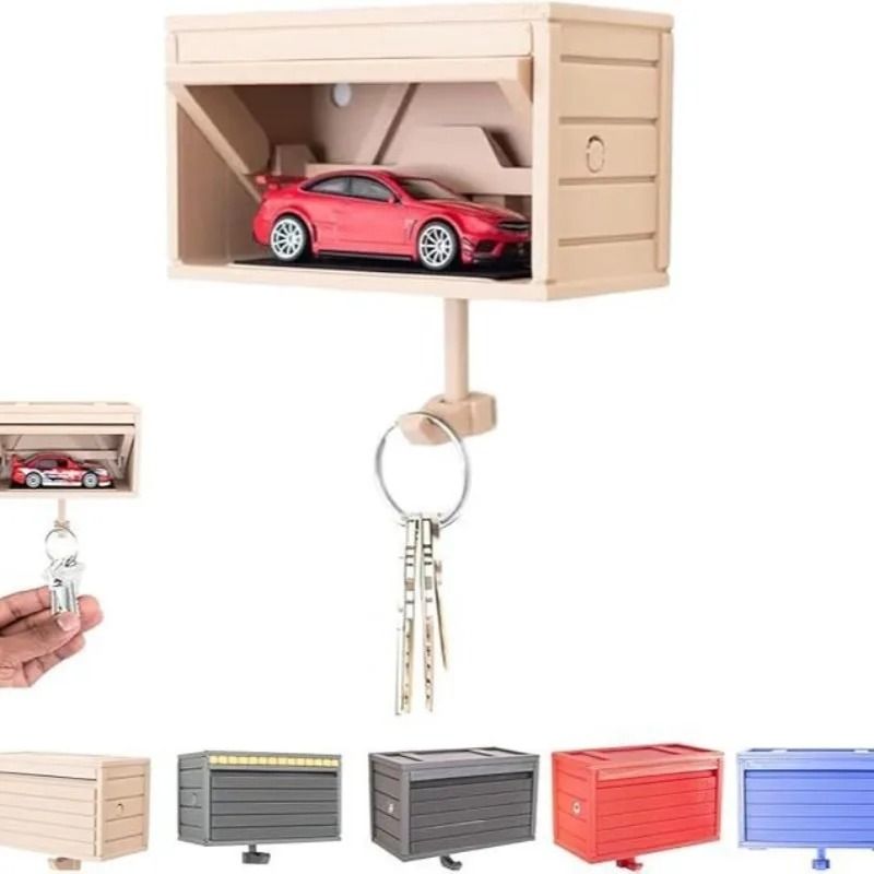 3D Printed Garage Switchable Key Holder and High-Performance Car-Themed Keychain Box
