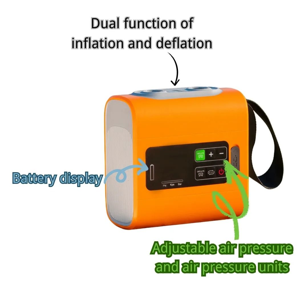 WESTTUNE Wireless Air Pump | Portable Electric MINI Inflatable Pump for Outdoor Mats and Travel