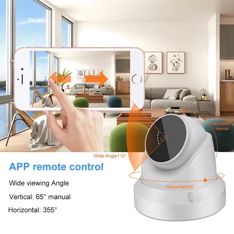 3MP WiFi IP Smart Home Security Dome Camera