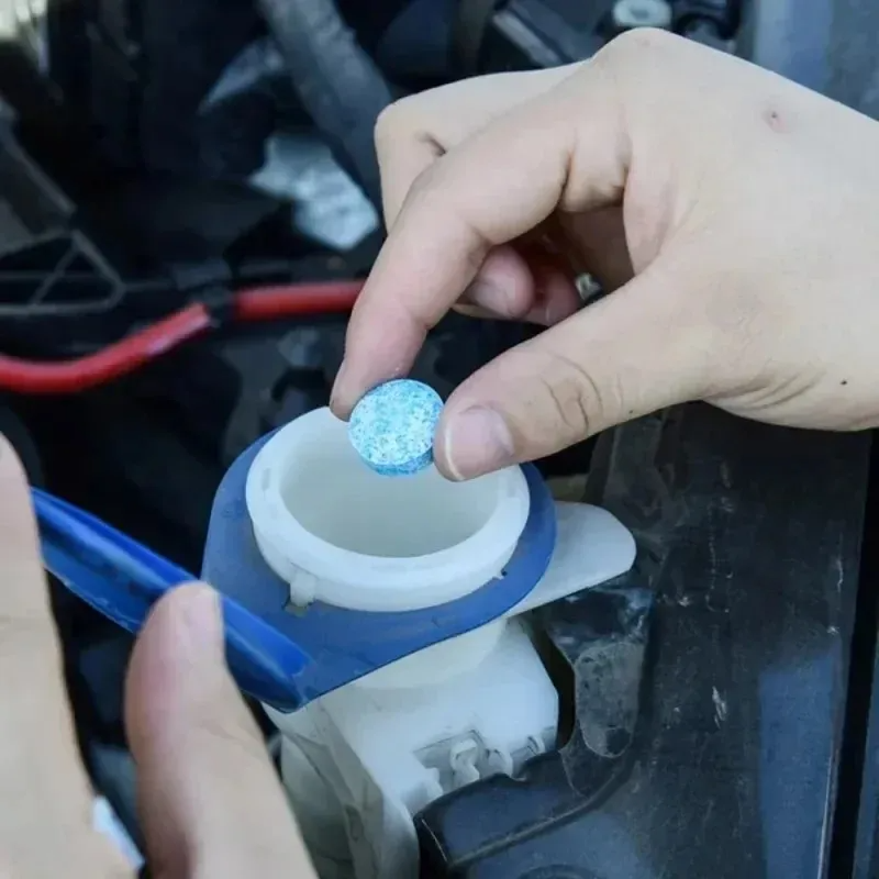 Solid Cleaning Sheet for Car Windshield, Concentrated Window Oil Film Cleaning Solution, Wiper Glass Cleaner