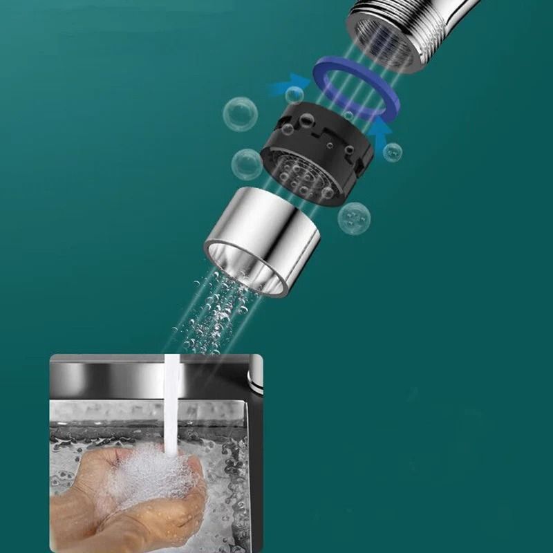Stainless Steel Kitchen Basin Mixer – High-Pressure Splash-Proof Hot & Cold Faucet