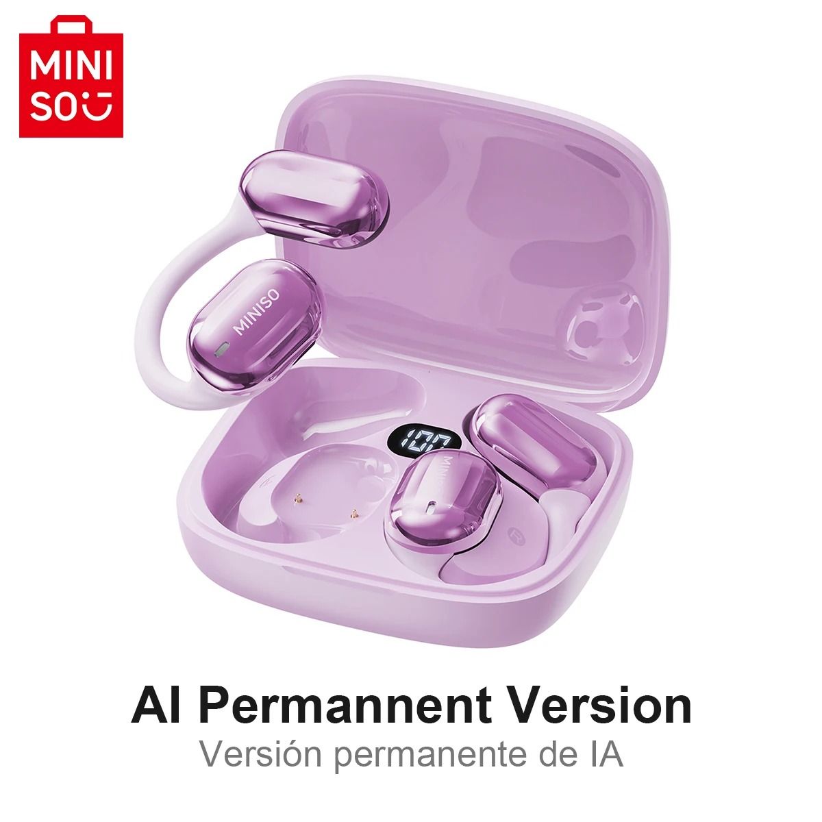 Miniso MS162 Intelligent Bluetooth Translation Earbuds Wireless Chat Headset