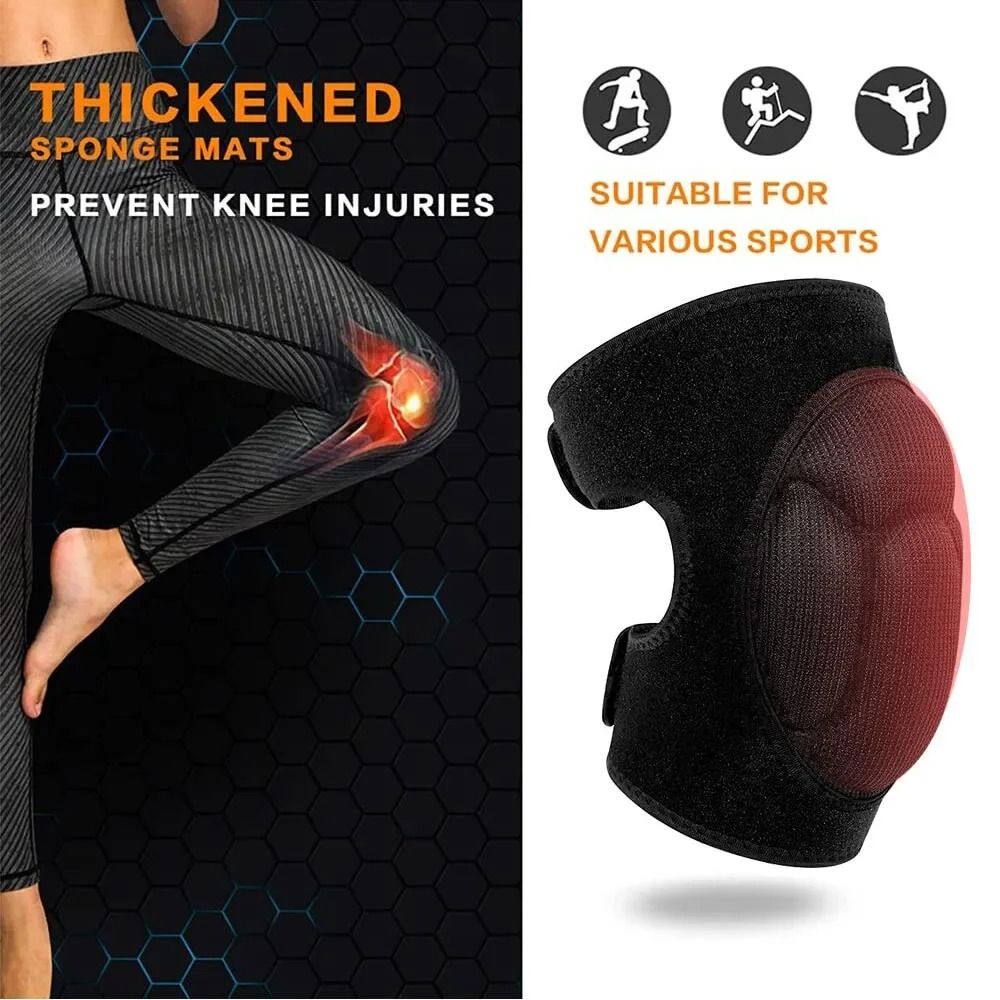 High Resilience 15mm Thick Anti Collision Utility Knee Pads