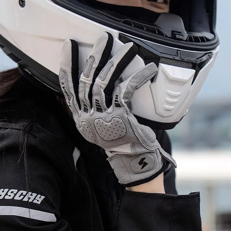 Breathable Summer Motorcycle Riding Gloves for Men and Women