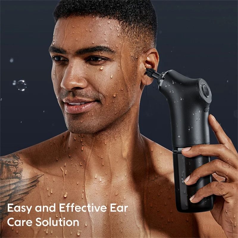Electric Ear Cleaner Ear Wax Removal Kit with Adjustable Pressure Modes for Adults and Children