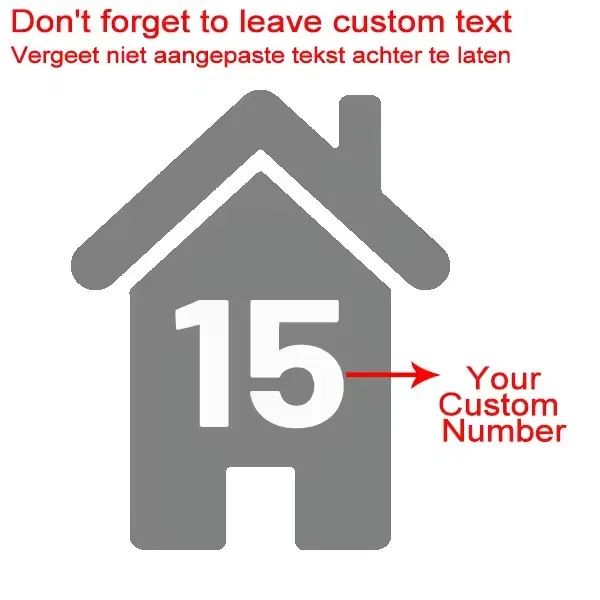 Custom Wheelie Bin Number Vinyl Stickers