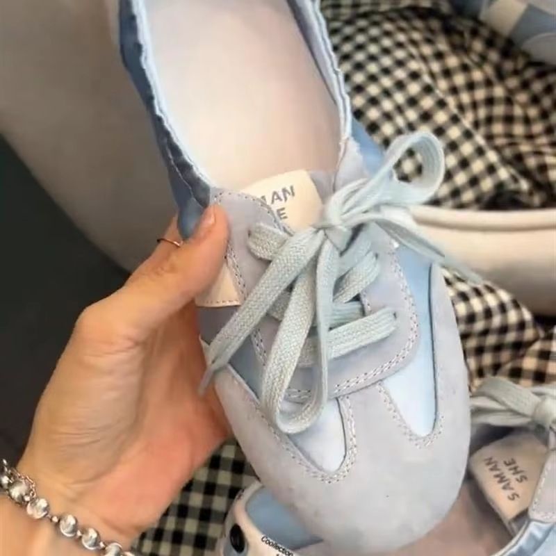 Women Ballet Flat Shoes Round Toe Breathable Mary Jane Strap