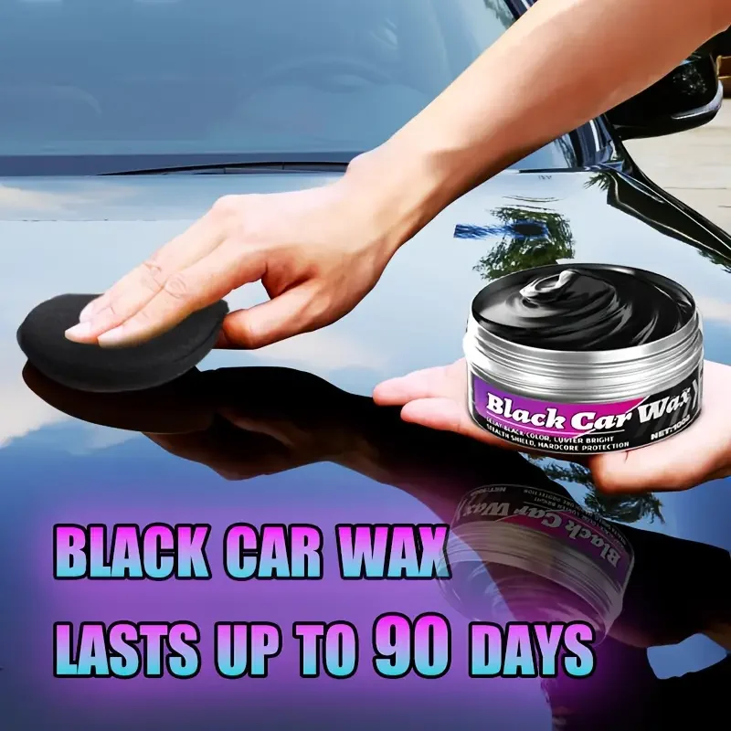 Black Car Scratch Repair Wax Crystal Plating & Paint Surface Polishing for a Shiny Like New Finish