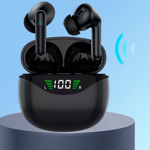 TWS Bluetooth Earbuds, Noise Cancelling, Waterproof Headset for Trucker, Wireless & Comfortable Design