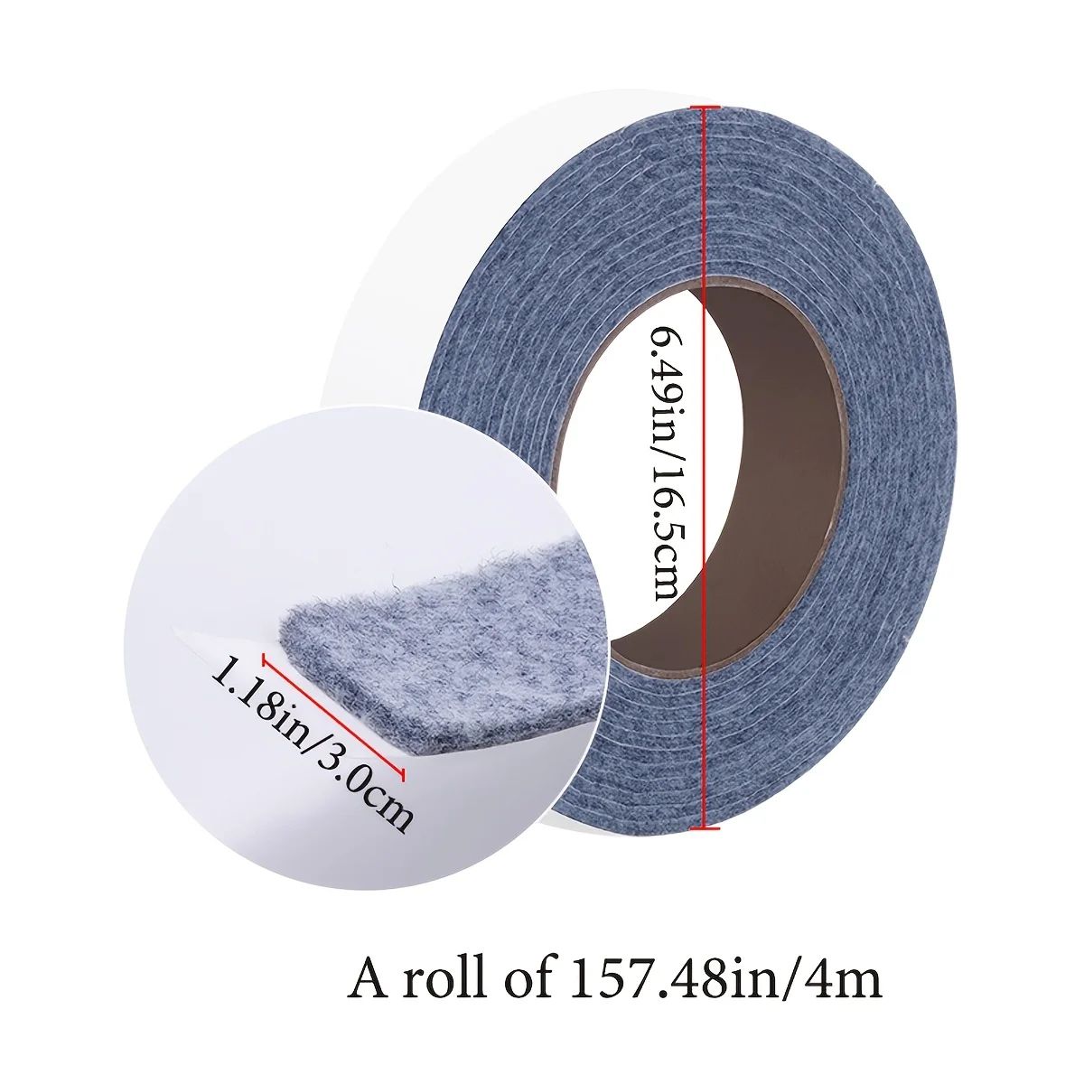 SealSoft Window Guard – Self-Adhesive Felt Tape for Anti-Condensation Window & Door Protection