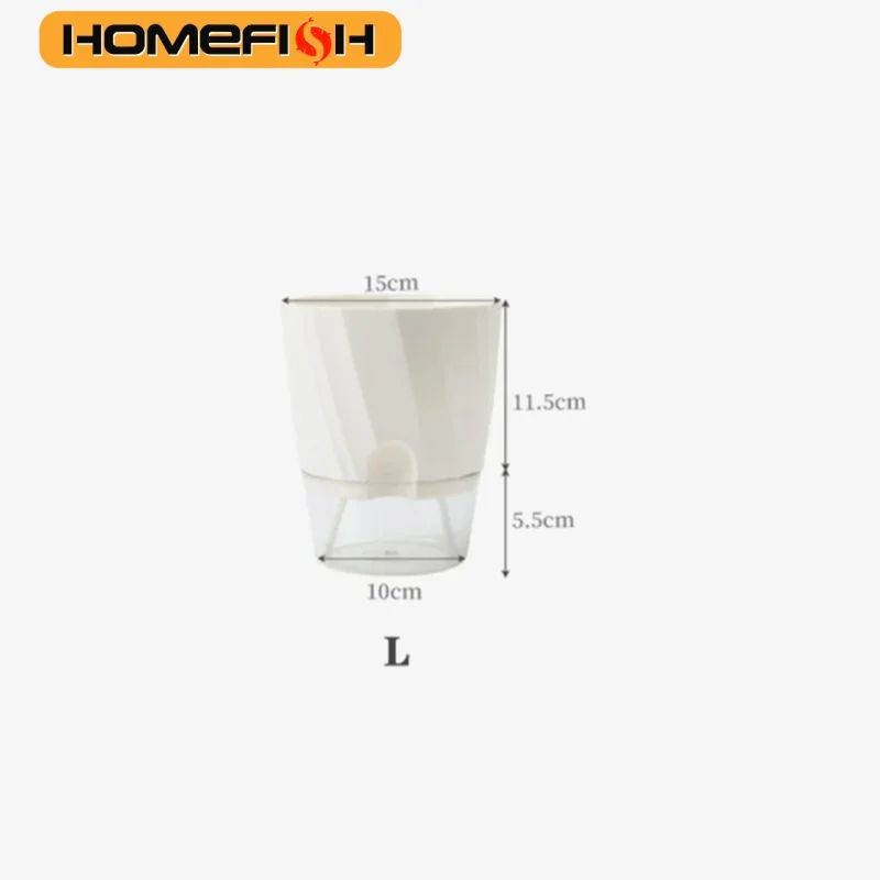 Self Watering Transparent Flower Pot