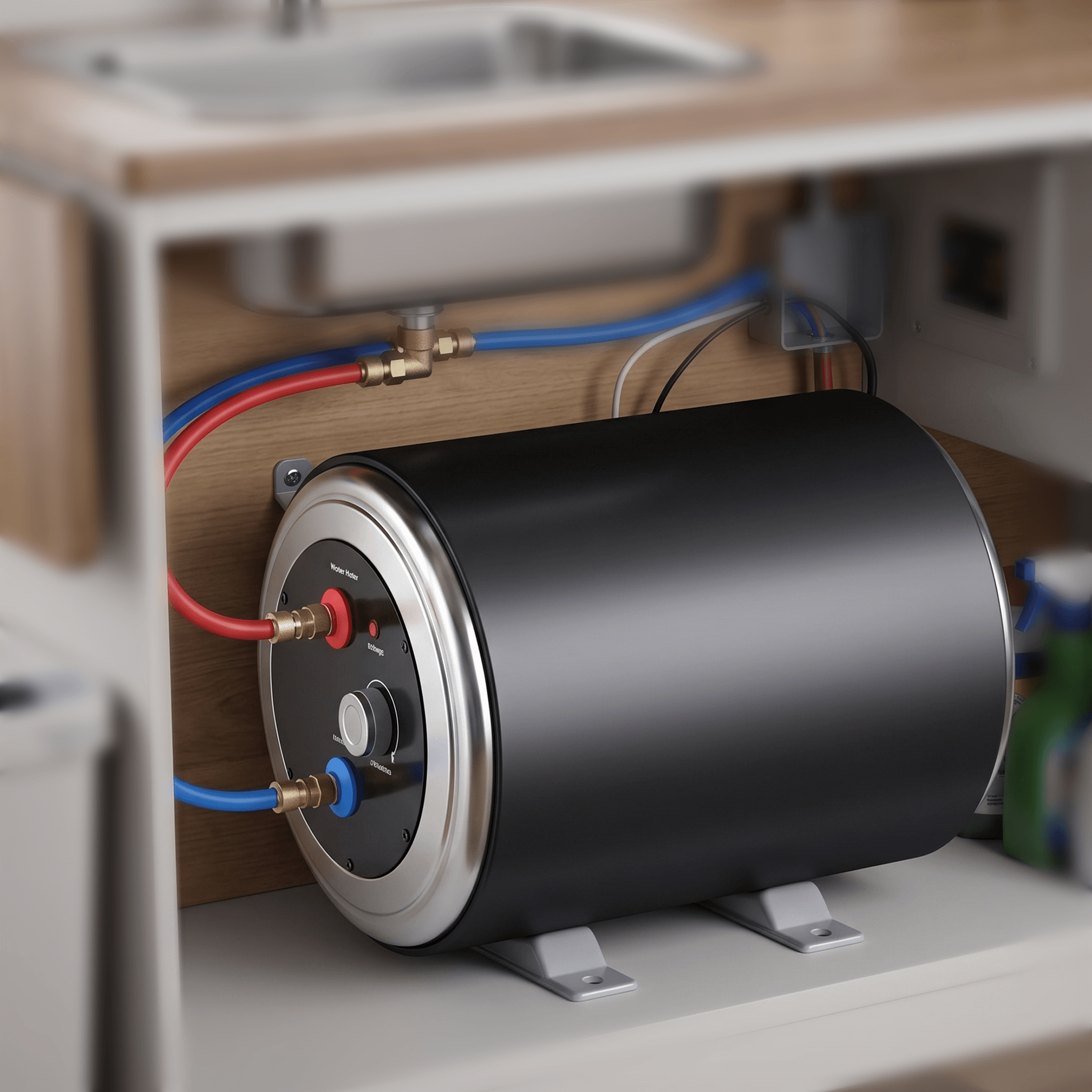 12V 200W Electric Hot Water Heater for RV and Camping