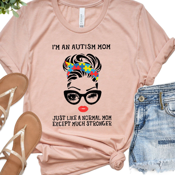 Autism Mom Shirt – Trendy Long Sleeve Shirt, Perfect Mother's Day Gift for Moms