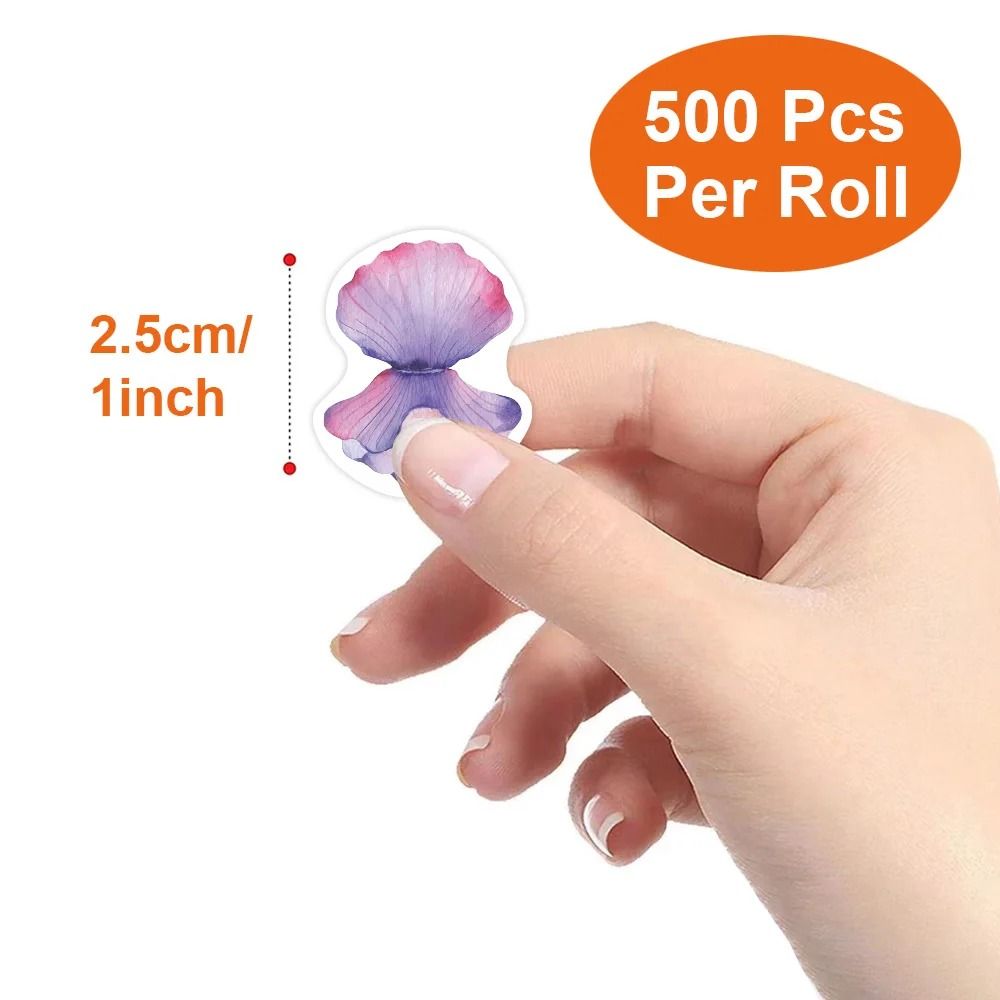Cartoon Marine Animal Park Dolphin Stickers Kids Teacher Reward Encourage Sealing Label