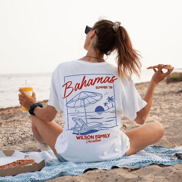 Custom Family Vacation Shirt Personalized Travel Tee