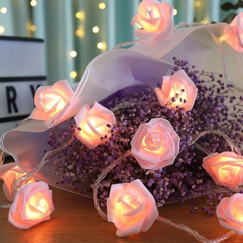 Velvet Petal Rose Fairy Strings