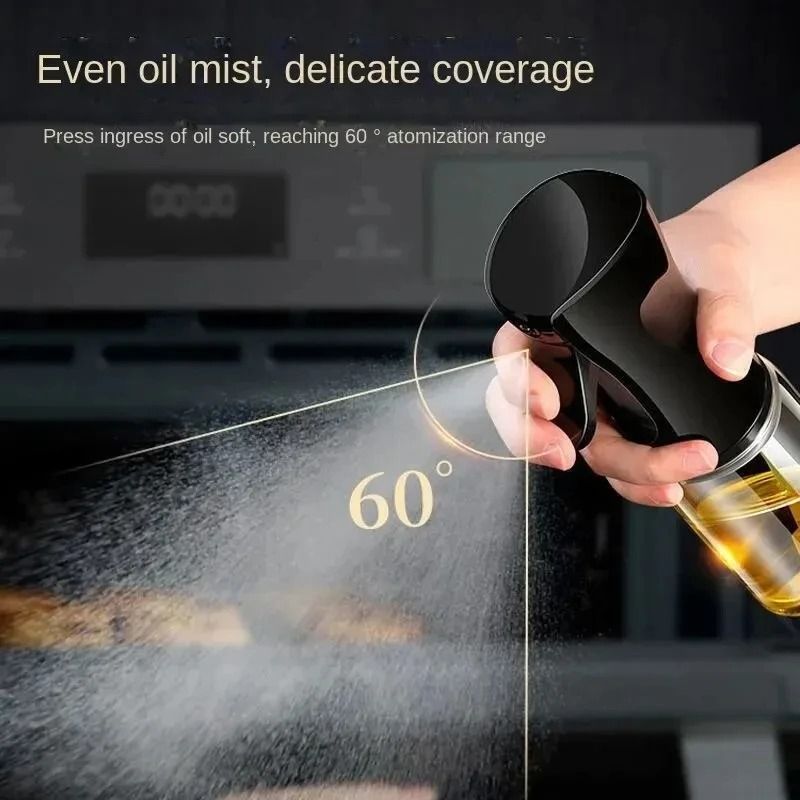 Precision Atomized Misty Oil Spray Bottle