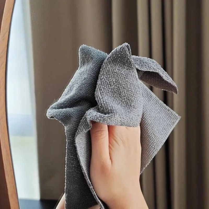 20-Sheet Microfiber Dishcloth Roll Reusable Double-Sided Kitchen Cleaning Cloth