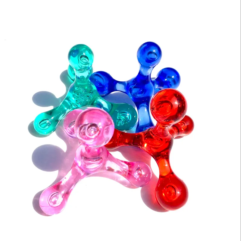Useful 4 Balls Mini Manual Massager, Arm Back Leg Head Foot Acupuncture Point, Relaxation Tool, Eliminate Oedema Fat