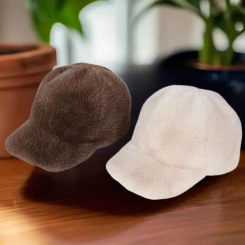 ArcticShield Plush Faux Fur Winter Snapback Hat