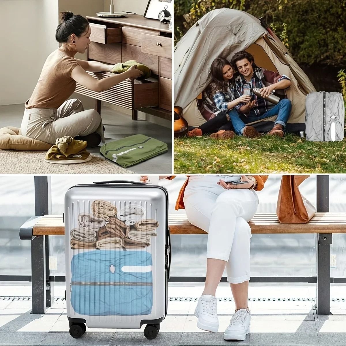 High-Torque Vacuum Compression Travel & Storage System