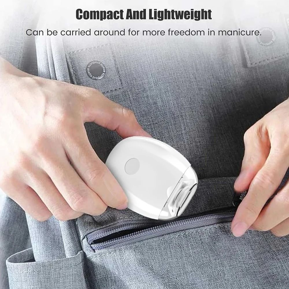2-in-1 Precision Electric Nail Clipper | Automatic Trimmer with LED Guide