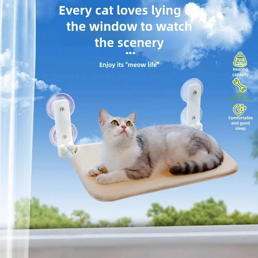 Assembly Free Folding Cat Window Hammock